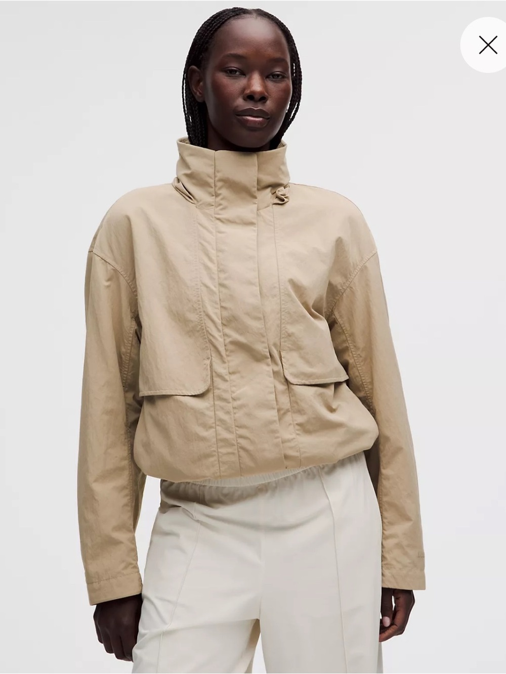 lululemon athletica Sand Utility High-Neck Zip Jacket